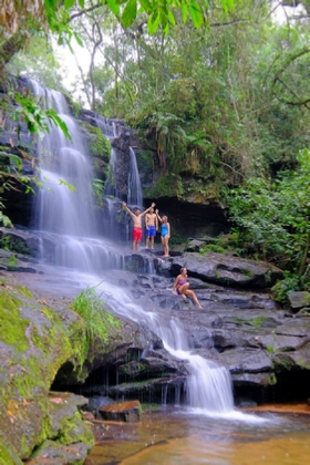 der Wasserfall Guarani im Nationalpark Ybycui